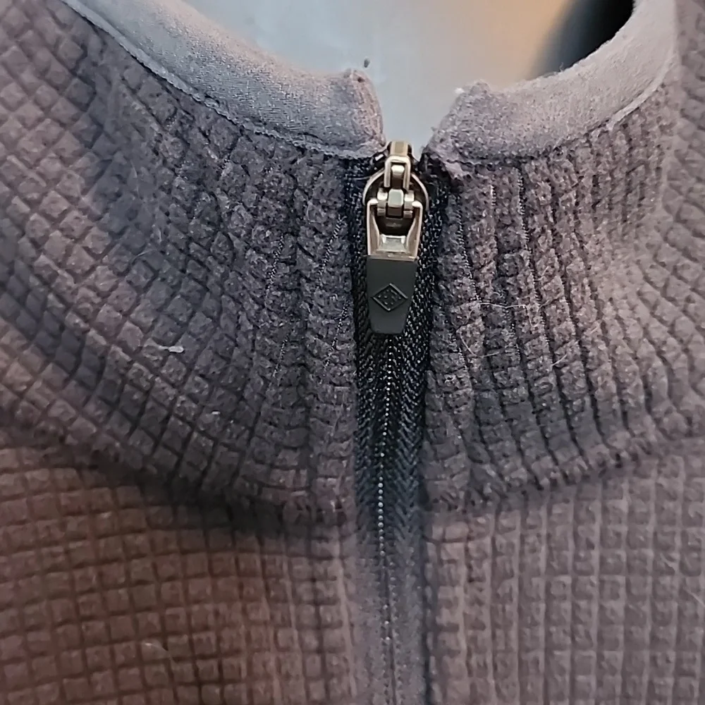 Eddie bauer grid fleece quarter zip - Picture 3 of 5
